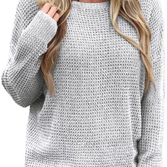 Ladies Crisscross V-back Sweater - Picture 2 of 5